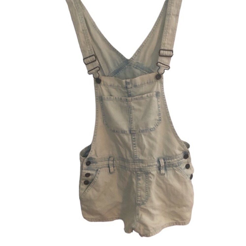 Overalls Light Wash Denim Overall Shorts size medium